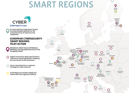 logo Europe Cybersecurity smart region
