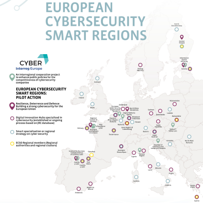 logo Europe Cybersecurity smart region