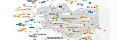 carte des projets hydrogène en Bretagne