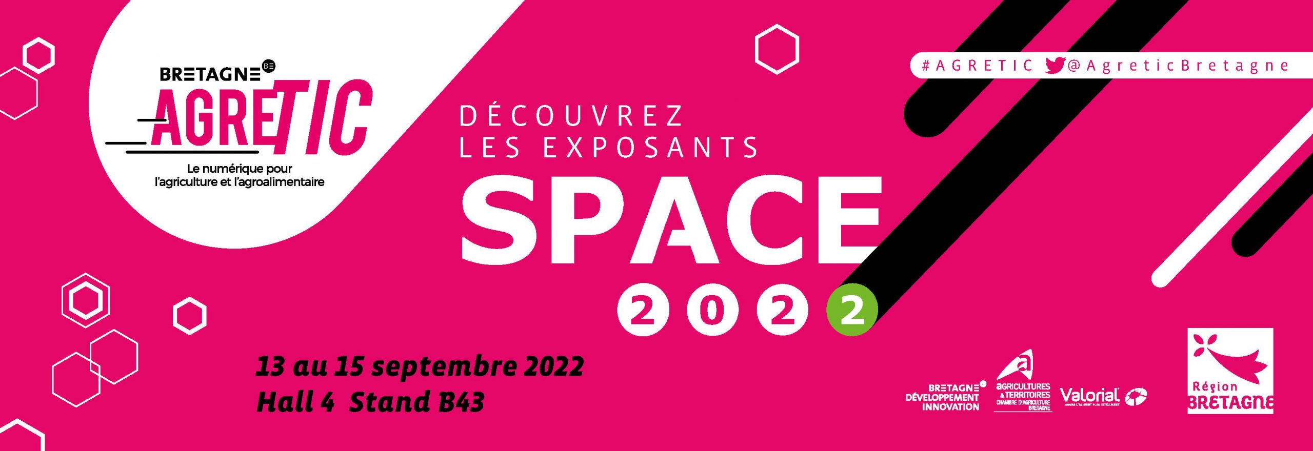 Bannière AgreTIC au SPACE 2022