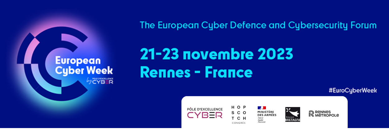 bannière european cyber week 2023 ecw 2023