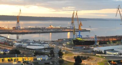 vue du port de brest